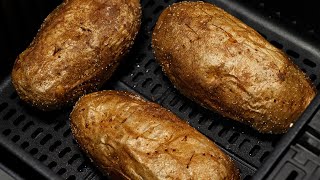 Air Fryer Baked Potatoes  How To Cook Baked Potatoes in the Air Fryer [upl. by Carlina]