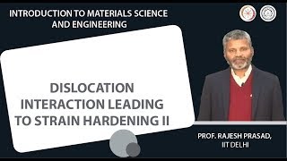 Dislocation interaction leading to strain hardening II [upl. by Etnomed430]