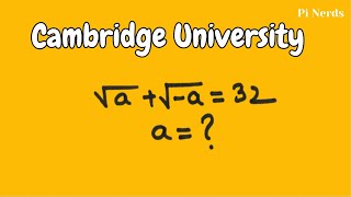 Cambridge University Math Solve  Math Olympiad  Complex Number  Algebra  Pi Nerds [upl. by Nosiaj975]