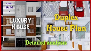 Duplex house design  Building plan  30 40 plan  Low budget house plan  House construction ideas [upl. by Ainos]