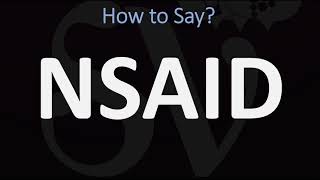 How to Pronounce NSAID CORRECTLY [upl. by Neale576]