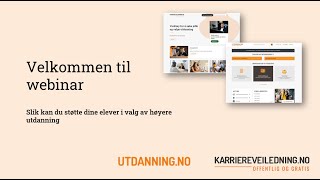 Slik kan du støtte dine elever i valg av høyere utdanning [upl. by Safoelc]