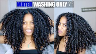 Water Washing Only For My Natural Hair [upl. by Notserk]