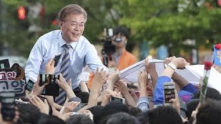 Meet Moon Jaein South Koreas Likely Next President [upl. by Nyrem537]