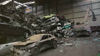 Recycle cars at heavy recycling landfills [upl. by Tildy]