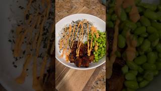 Making some teriyaki salmon bowls [upl. by Ahk]