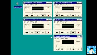 Fun with SNDREC32EXE Clown Staples [upl. by Meesak]