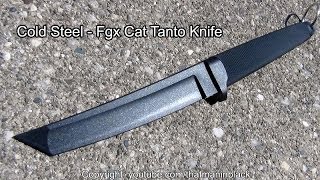 Cold Steel  Fgx Cat Tanto Knife 92FCAT [upl. by Kelton430]