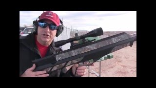 Shooting the new Benjamin Pioneer Airbow at the 2016 SHOT Show [upl. by Salchunas]