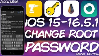 iOS 150  1651 JAILBREAK Guide DO THIS NOW How To Change ROOT Password On ROOTLESS Jailbreaks [upl. by Joete]