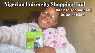 Back to School Haul 2023  Nigerian University Student Edition [upl. by Kester]