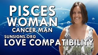 Pisces Woman Cancer Man – A Caring amp Fluid Relationship [upl. by Natsirhc]