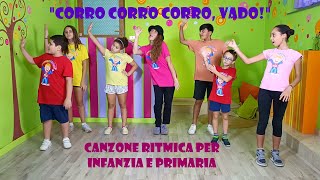 Canzone ritmica sulla daily routine per i bambini dellinfanzia e della primariaquotCorro corroquot [upl. by Anotyad]