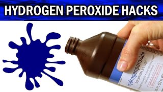 10 AMAZING Uses amp Hacks of HYDROGEN PEROXIDE Around the House [upl. by Amund]