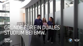 Gründe für ein duales Studium bei BMW I BMW Group Careers [upl. by Rez120]