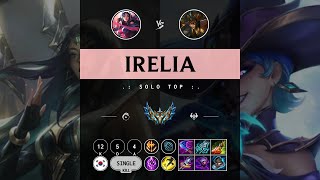 Irelia Top vs Cassiopeia  KR Challenger Patch 1411 [upl. by Zigrang]