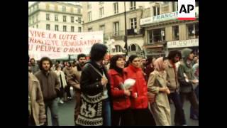 SYND 03 05 81FRENCH TRADE UNIONS MARCH ON MAYDAY [upl. by Waligore]