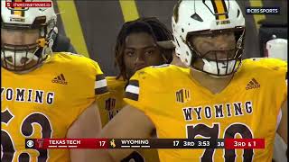 Texas Tech vs Wyoming Football 2nd Half 2023 [upl. by Eigriv]