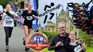 Run Through Alton Towers 2024 Vlog [upl. by Einnek952]