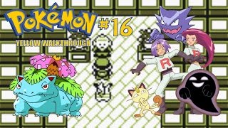 Pokemon Yellow Walkthrough Part 16  Pokemon Tower and Venusaur [upl. by Scutt]