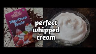 whipping cream in tamilwhipping cream making in whip powderperfect whipping cream [upl. by Griz]