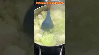 CALDO DE REPOLLO Una receta fácil y rápida para una cena saludable [upl. by Omle]