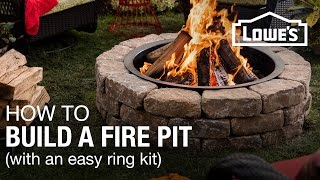 How To Build a Fire Pit wa Ring Kit [upl. by Schafer]