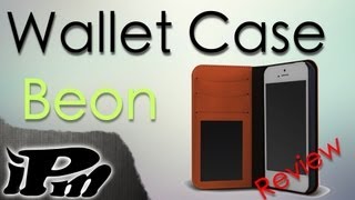 REVIEW iPhone 5 Wallet Case von Beon [upl. by Guthrie]