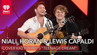 Niall Horan amp Lewis Capaldi Treat Jingle Ball To Impromptu Katy Perry Cover  Fast Facts [upl. by Adnylg]