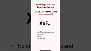 A level chemistry shapes of molecules alevel chemistry shapesofmolecules question shorts [upl. by Yelsel803]