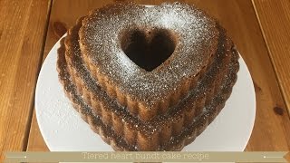 Nordic ware tiered heart bundt pan recipe [upl. by Hunger935]