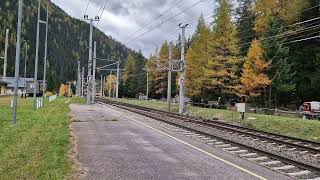 Durchfahrt des EuroCity 112 quotBlauer Enzianquot am 30102023 in der Hst Tauerntunnel [upl. by Abe167]