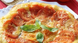 Recette  Tarte tomate mozza facile [upl. by Refinneg]