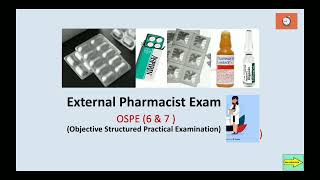 External Pharmacist Exam OSPE 6amp7 බාහිර ඖෂධවේදි විභාගය  OSPE [upl. by Anitreb]