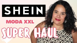 🌞Haul SHEIN ¡Me lo pruebo TODO ConjuntadaSINTacones ♥♥ MODA XXL ad [upl. by Modeste]