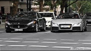 MASERATI GRANTURISMO  RIDICULOUS OVERTAKING [upl. by Siegfried573]