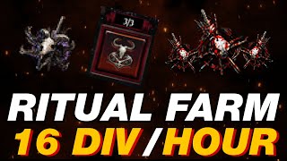 How I Farm 16 divhour with Ritual  Guide No BAIT  POE 325 Settlers of Kalguur [upl. by Odnarb]