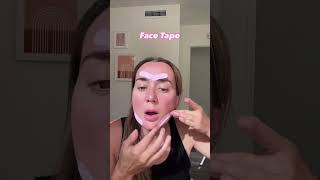 The secret to our beauty routine 😍👉 using Face Tape [upl. by Lynelle741]