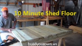 10 Minuite Shed Floor [upl. by Millicent]