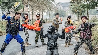 LTT Game Nerf War  Couple Winter Warriors SEAL X Nerf Guns Fight Criminal group Rocket [upl. by Rahman]