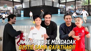 SURPRISE DADAKAN BUAT RAFATHAR PEMAIN TIMNAS NATHAN TJOE DATENG KE ANDARA BUAT MAIN BOLA BARENG [upl. by Valaree]