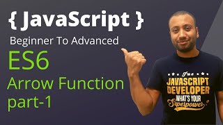 javascript bangla tutorial 72  Arrow function part1 [upl. by Mulry]