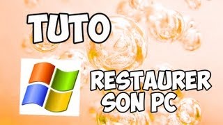 Tuto  Restaurer son Ordinateur sous Windows 7 FR [upl. by Vail]