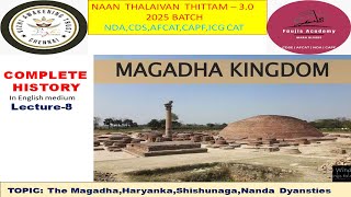 The Magadha Kingdom HaryankaShishunaga amp Nanda dyansty Lecture8 History for cdscapfndaafcat [upl. by Nagaer]