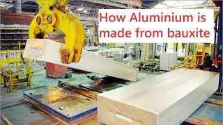 How Aluminium is made from bauxite  Aluminium Factory [upl. by Ciaphus]