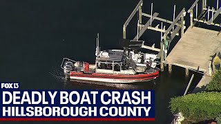 Boat crash kills one and injures another [upl. by Bobbee]