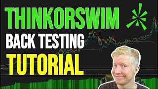 ThinkorSwim Tutorial on Back Testing 2024 [upl. by Towney]