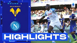 Verona 25 Napoli  Goals and Highlights Round 1  Serie A 202223 [upl. by Boak]