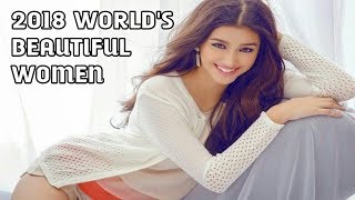 Top 10 Most Beautiful Women In The World 2018 [upl. by Nnyledam]