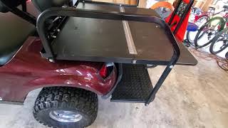 Upgrades for the cargo platform 2016 EZGO express S4 golf cart [upl. by Christalle]